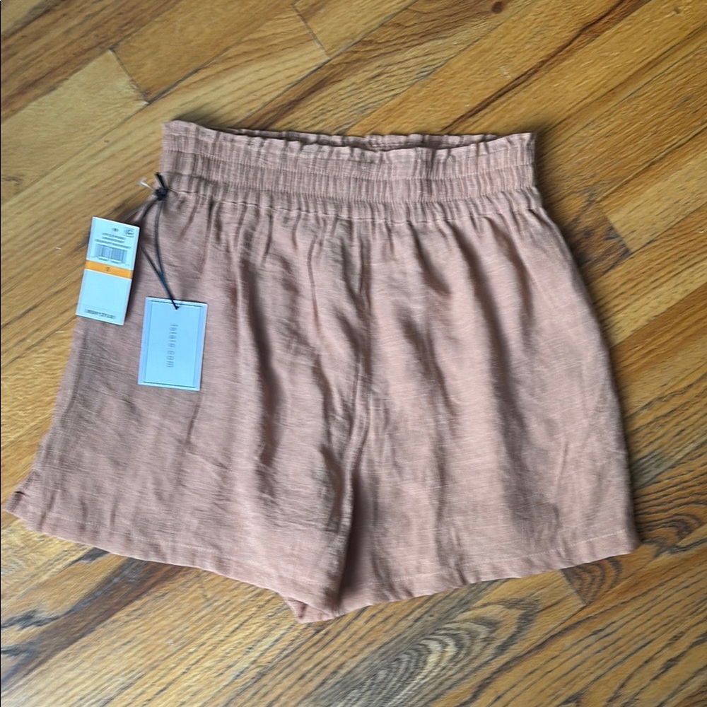 1. State Tan High Waist Shorts Lightweight and Breathable